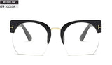 Semi-Rimless Sunglasses Women