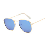 Hexagon Black Sunglasses Women