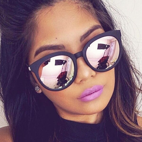 Cat Eye Pink Sunglasses Women