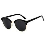 Semi-Rimless Sunglasses Women