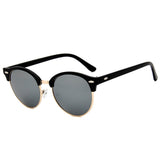 Semi-Rimless Sunglasses Women
