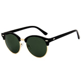 Semi-Rimless Sunglasses Women