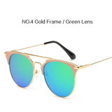 Mirror Rose Gold Sunglasses Women
