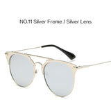 Mirror Rose Gold Sunglasses Women