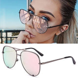 Oversized Pilot Sun Glasses For Women