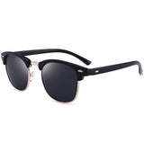 Semi-Rimless Men Sunglasses
