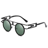 Vintage Round Sunglasses Classic Men