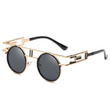 Vintage Round Sunglasses Classic Men