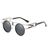 Vintage Round Sunglasses Classic Men