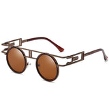 Vintage Round Sunglasses Classic Men